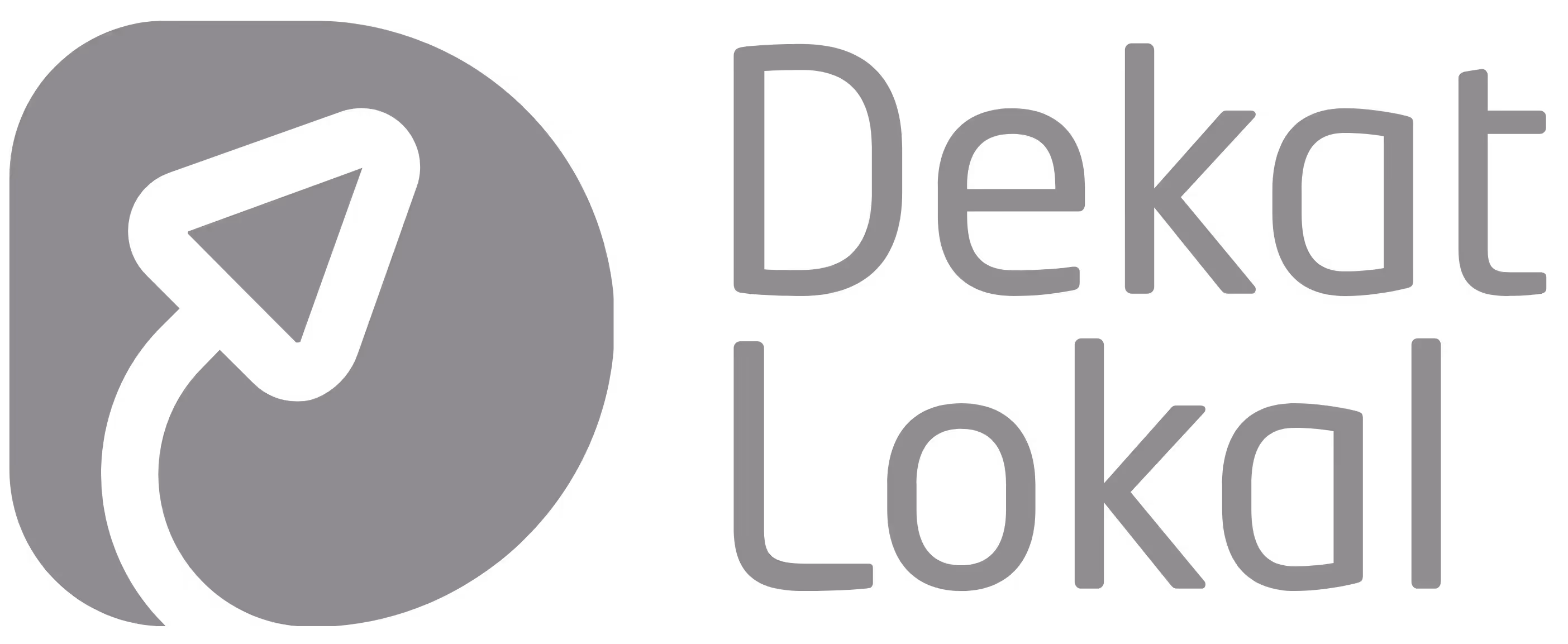 Logo DekatLokal, partner digital Aroma Bakery Makassar